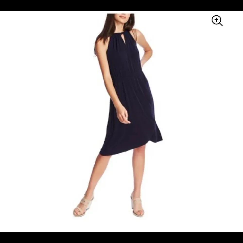 1.State Poetic Punch Navy Halter Dress sz XL NWT
